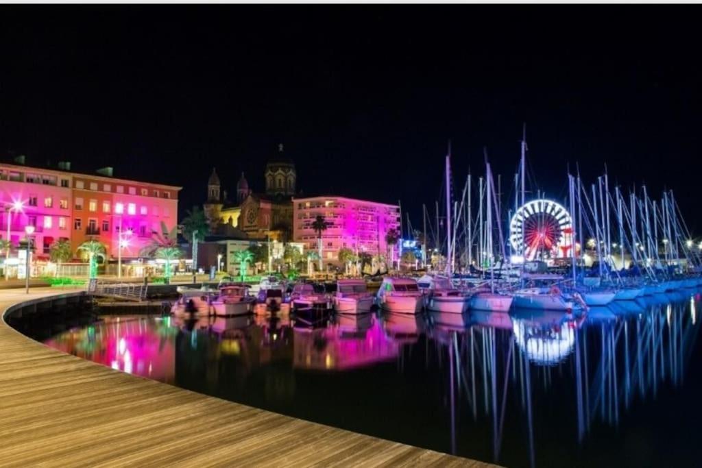 Chaleureux Appartement Face Au Port Sta Lucia, Tout A Pieds, Wifi Saint-Raphaël Exterior foto